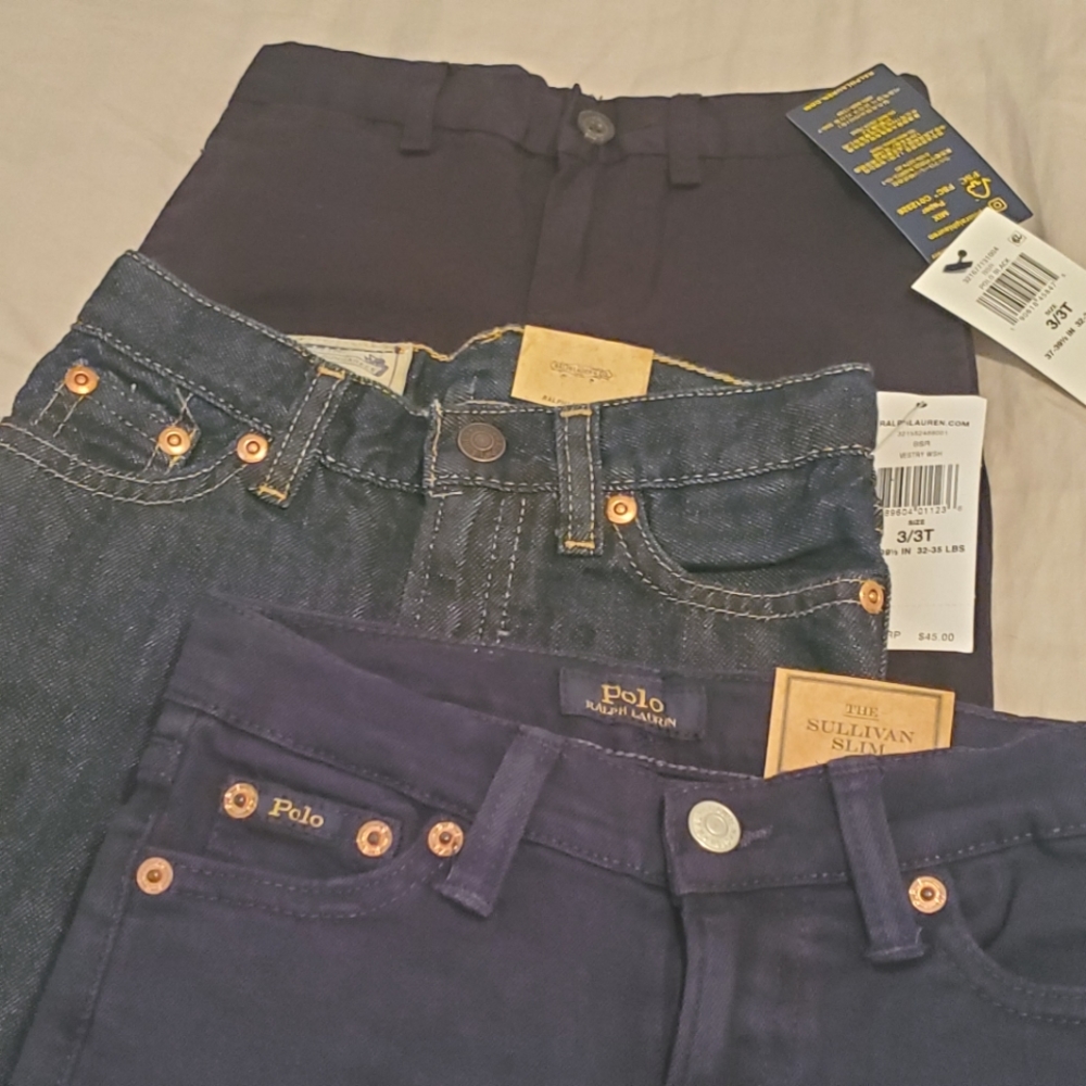 Polo Ralph Lauren Pants (3 Pairs) Toddler Boys 3T